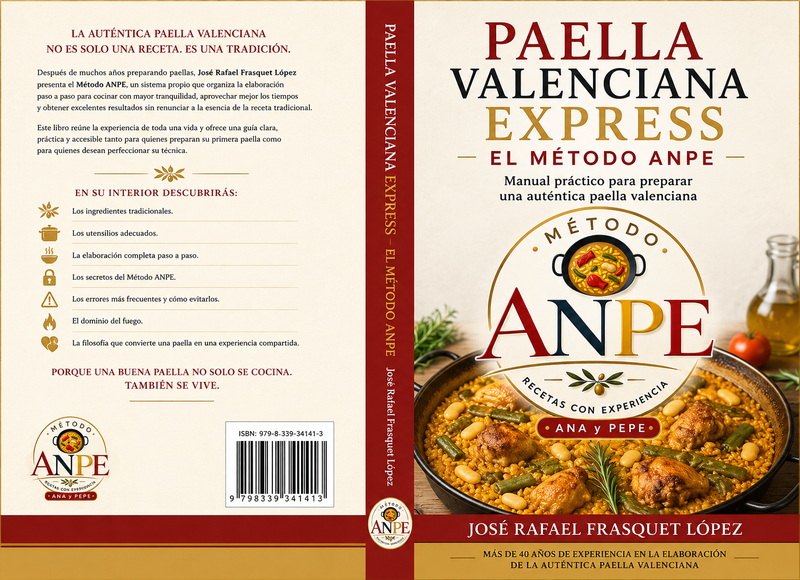 PAELLA VALENCIANA EXPRÉS – Libro ANPE de José Rafael Frasquet