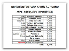 Cargar imagen en el visor de la galería, Z ARROZ AL HORNO EXPRESS (instrucciones)
